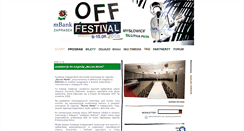 Desktop Screenshot of 2008.off-festival.pl