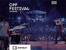 Tablet Screenshot of ofc.off-festival.pl
